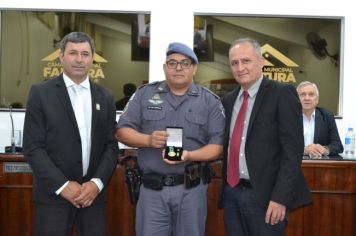 Foto - Sessão Entrega das Medalhas do Projeto Reconhecimento Comunitário de Segurança 2023