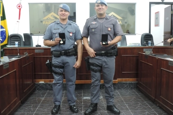 Foto - Sessão Solene - Entrega das Medalhas de Reconhecimento Comunitário de Segurança