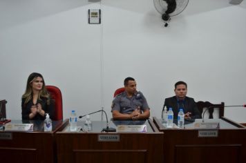 Foto - Sessão Entrega das Medalhas do Projeto Reconhecimento Comunitário de Segurança 2023