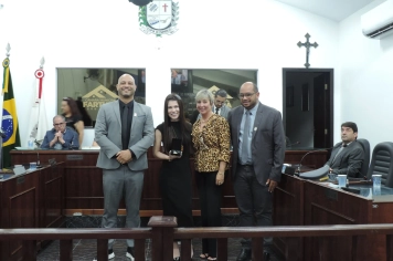 Foto - Sessão Solene - Entrega das Medalhas de Reconhecimento Comunitário de Segurança