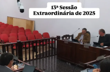 Foto - 13ª Sessão Extraordinária de 2025