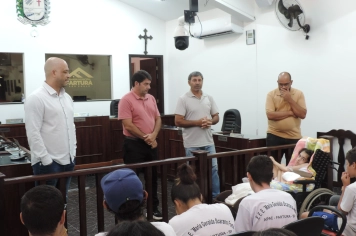 Foto - Visita Dos Alunos Da APAE - E.E. Maria Geralda Scarano Forte