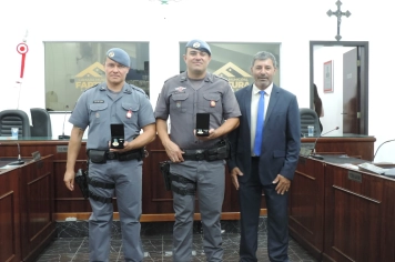 Foto - Sessão Solene - Entrega das Medalhas de Reconhecimento Comunitário de Segurança