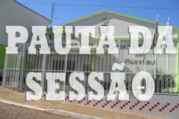 Pauta da 16ª Sessão Ordinária de 20156