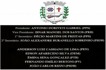 Mesa Diretora da Câmara para o biênio 2017-2018