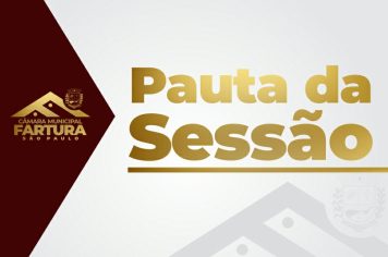 Pauta para a 12ª Sessão Ordinária de 2025