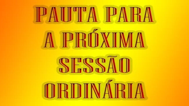 Pauta da 04ª Sessão Ordinária de 2015.