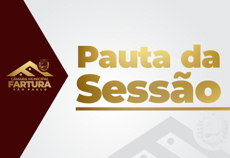 Pauta para a 08ª Sessão Ordinária de 2025