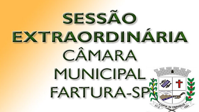 1ª Sessão Extraordinária de 2013 acontece nesta quarta, 23 de janeiro.
