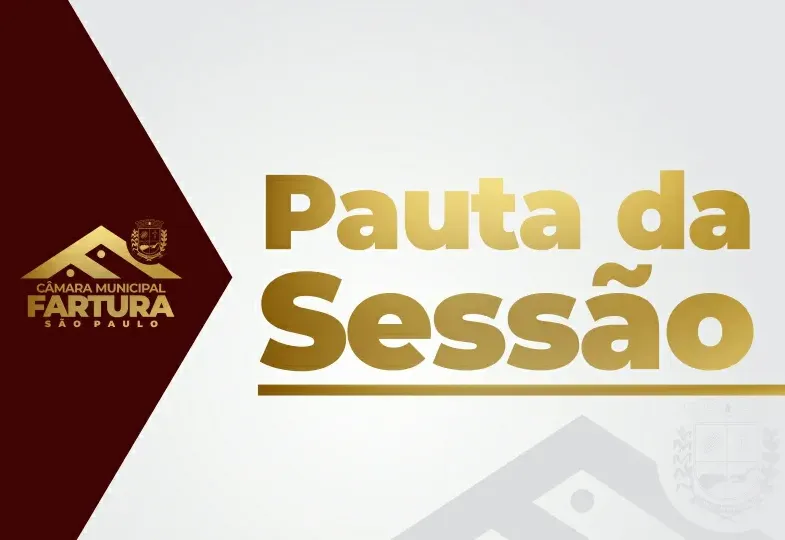 Pauta para a 5ª Sessão Ordinária de 2026