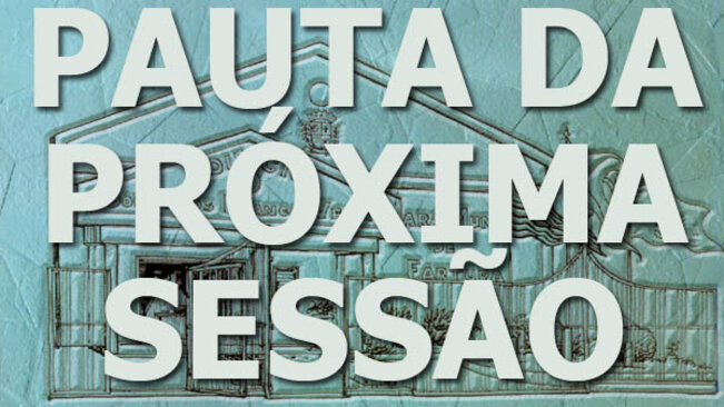 Pauta da 16ª Sessão Ordinária de 2014.