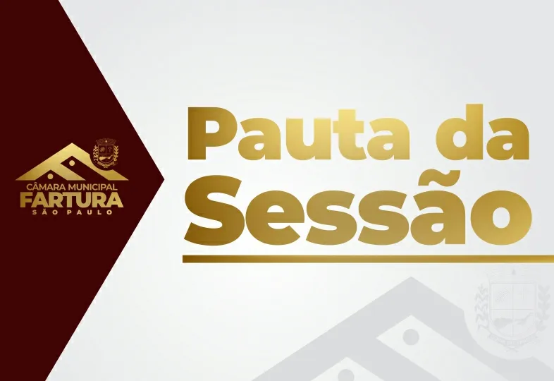 Pauta para a 08ª Sessão Ordinária de 2026