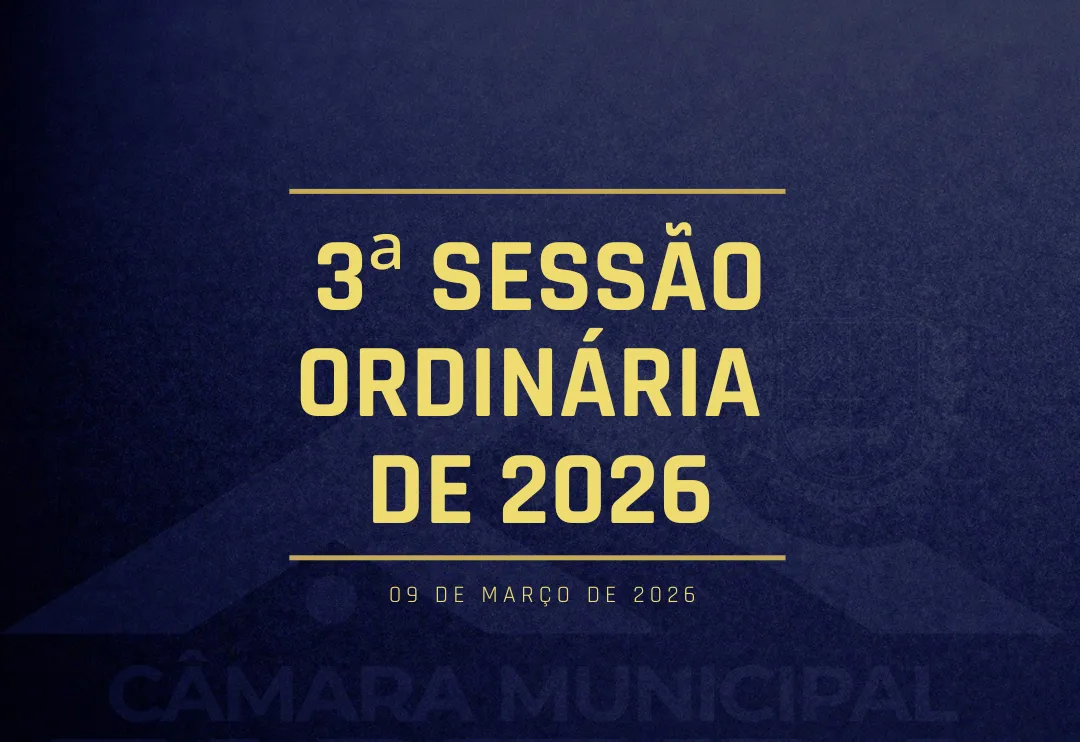 Câmara Municipal de Fartura realiza a 3ª Sessão Ordinária de 2026