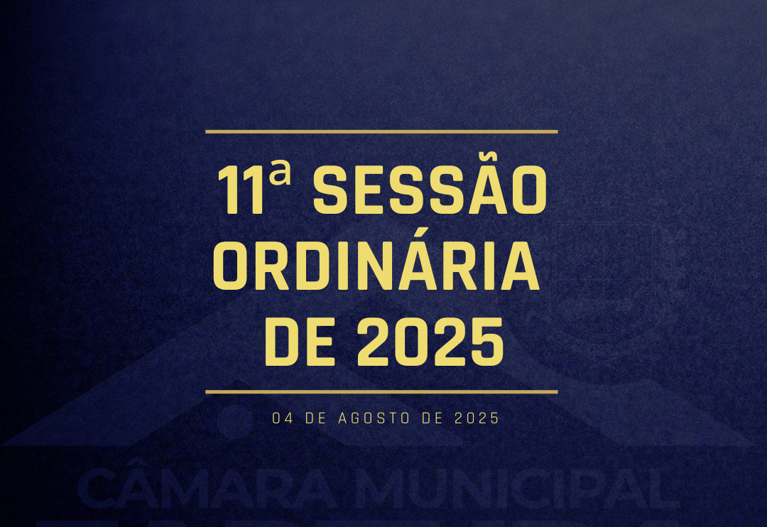 Câmara Municipal de Fartura realiza 11ª Sessão Ordinária de 2025